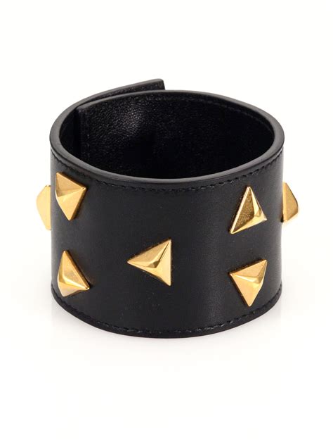 yves saint laurent leather bracelet